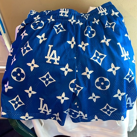 Bravest Studios Other - BRAVEST STUDIOS LA DODGERS LV PATTERN JERSEY SHORTS SIZE XL